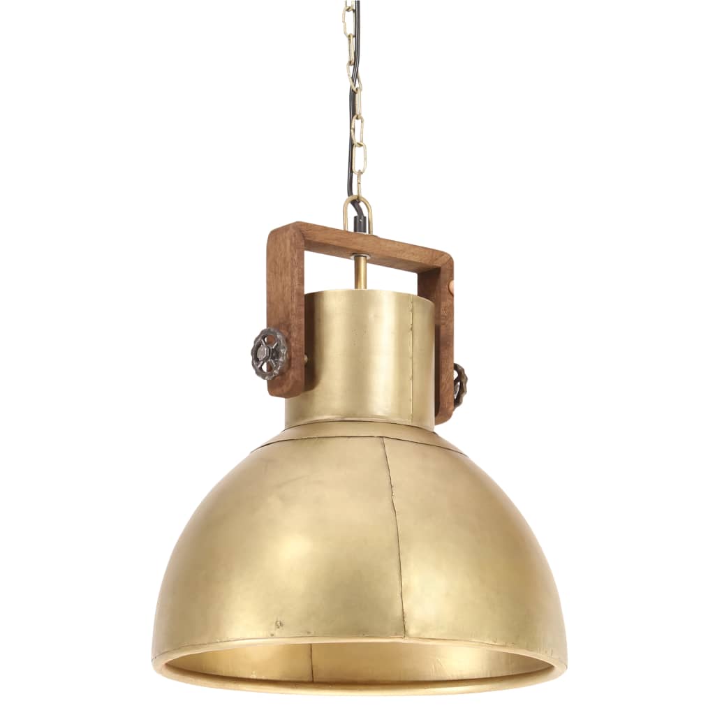 Hanglamp industrieel rond 25 W E27 40 cm wit