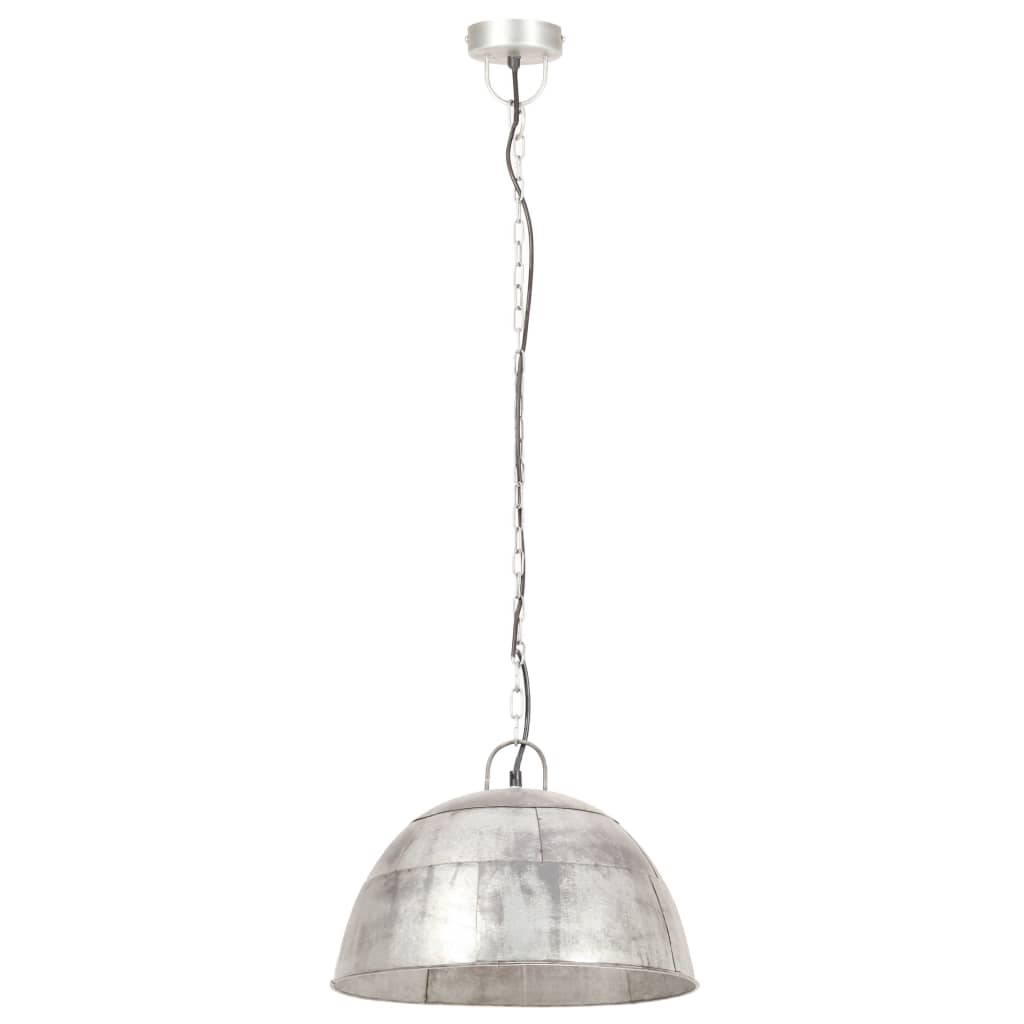 Hanglamp industrieel vintage rond 25 W E27 41 cm wit