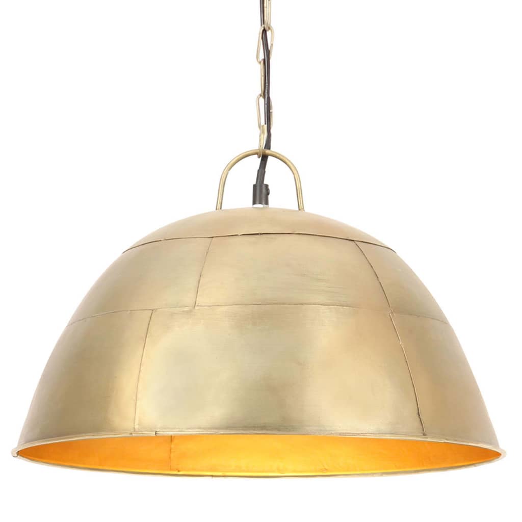 Hanglamp industrieel vintage rond 25 W E27 41 cm wit