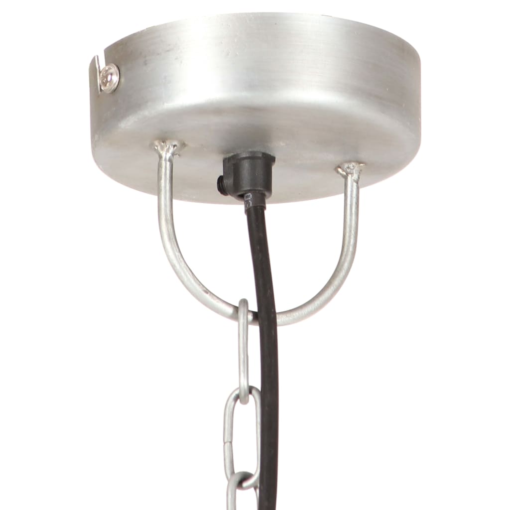 Lampe suspendue ronde 25 W E27 28,5 cm blanche