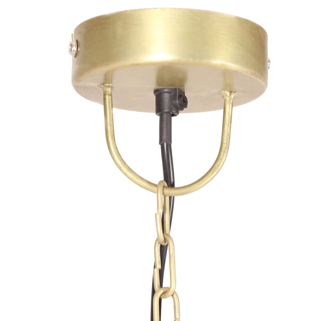 Lampe suspendue ronde 25 W E27 28,5 cm blanche