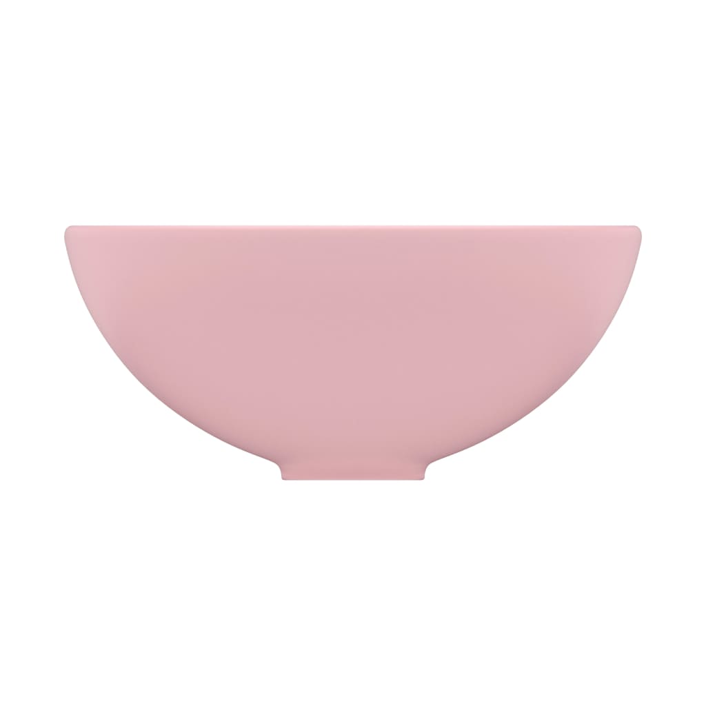 Lavabo rond 32,5x14 cm céramique bleu foncé