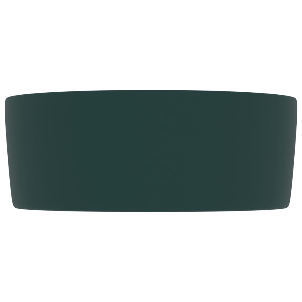 Wastafel rond 40x15 cm keramiek lichtgroen