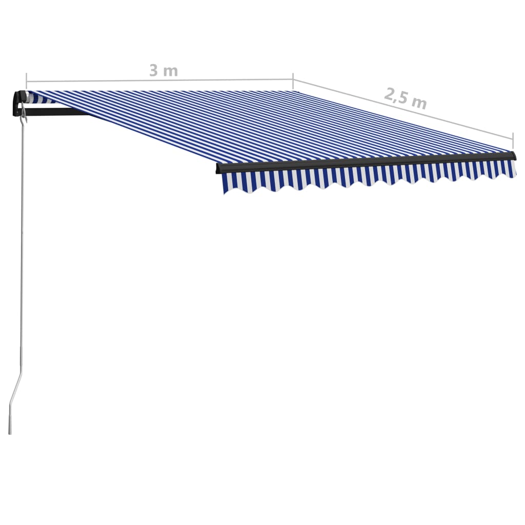 Luifel handmatig uittrekbaar 350x250 cm