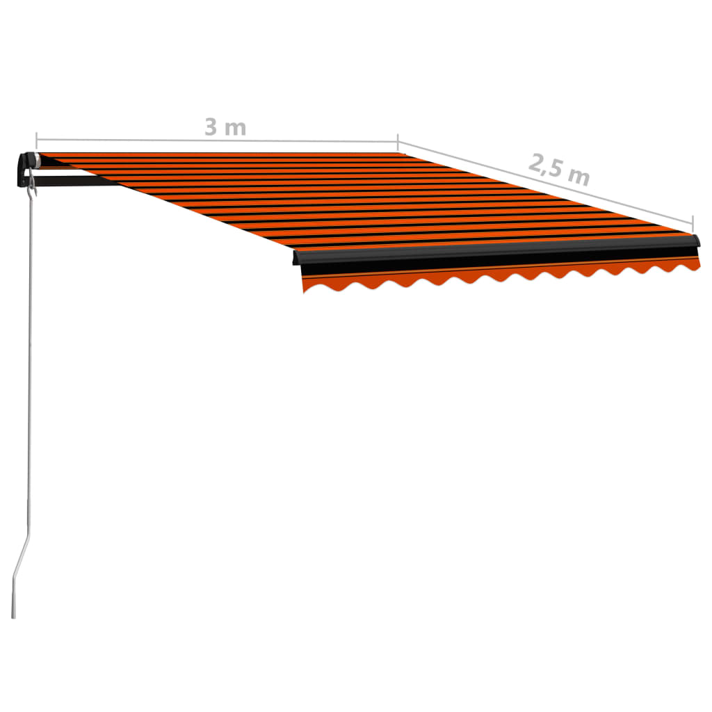 Luifel handmatig uittrekbaar 350x250