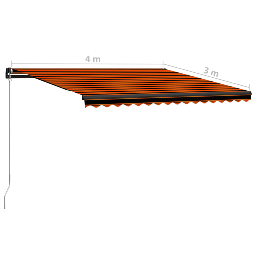 Luifel handmatig uittrekbaar 350x250 cm