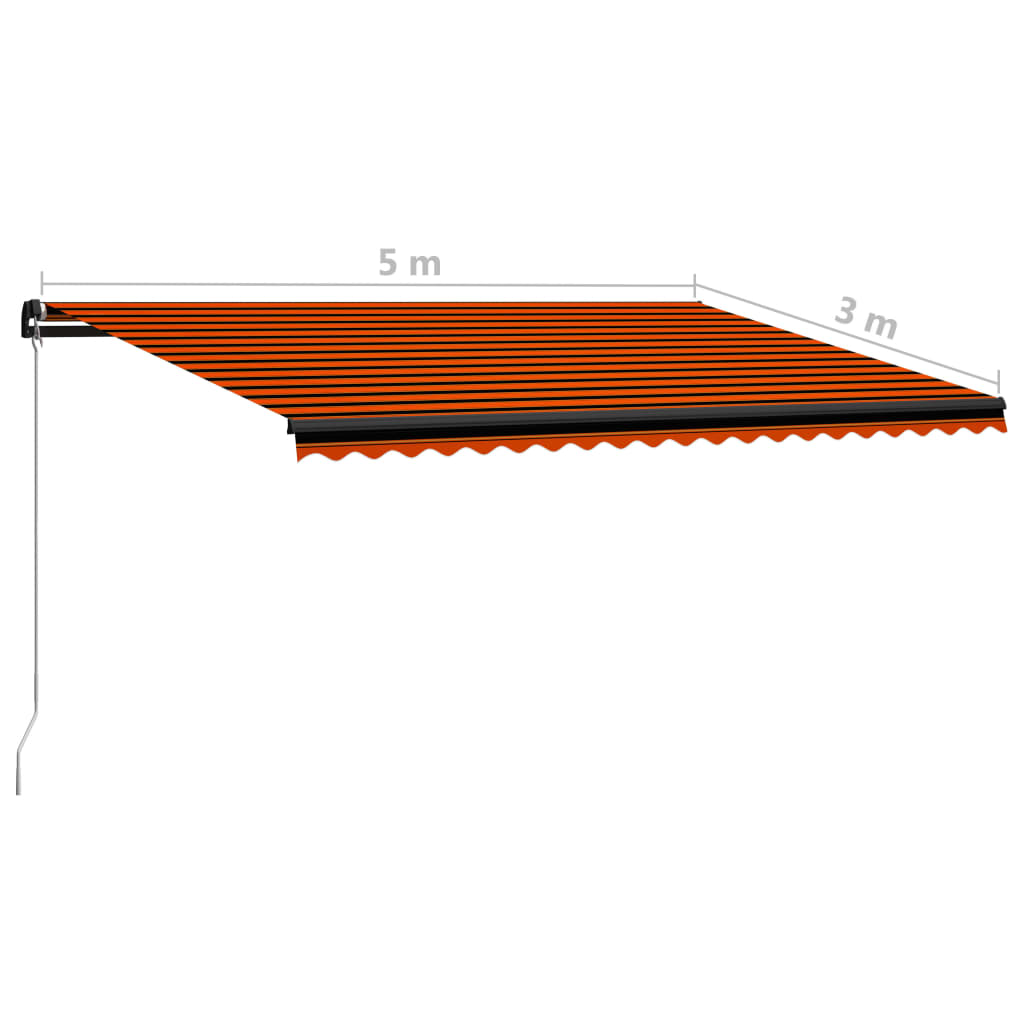 Luifel handmatig uittrekbaar 350x250 cm