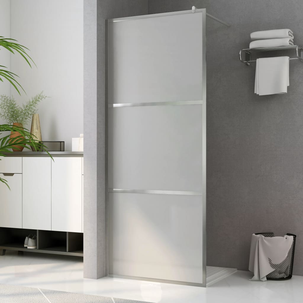 Inloopdouchewand transparant 115x195 cm ESG-glas