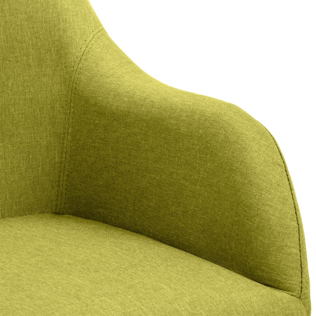 Chaises de salle à manger 2 pcs en tissu couleur crème