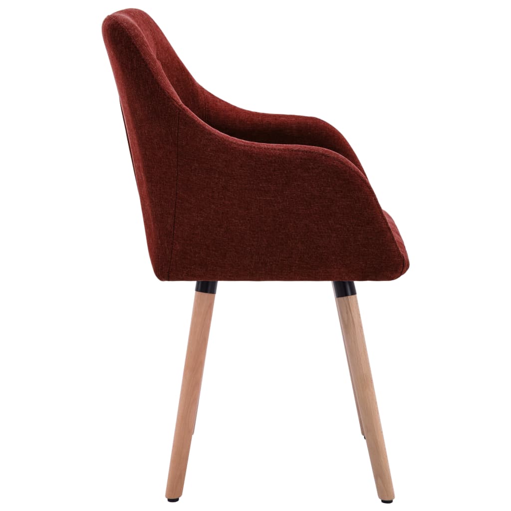 Eetkamerstoelen 2 st stof crèmekleurig