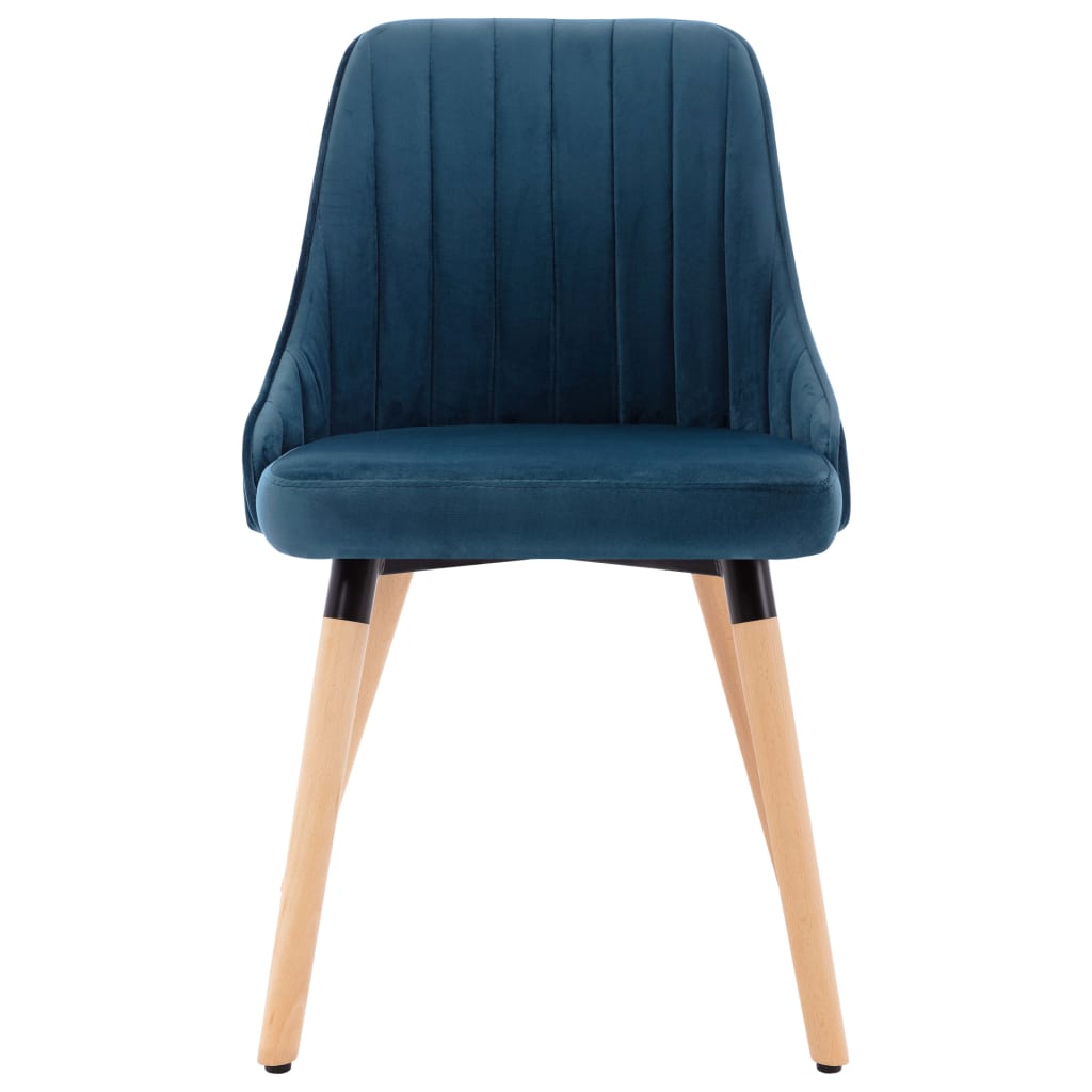 Eetkamerstoelen 2 st fluweel