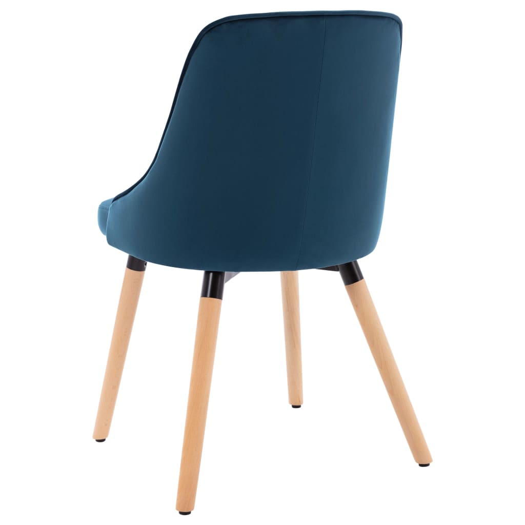 Eetkamerstoelen 2 st fluweel