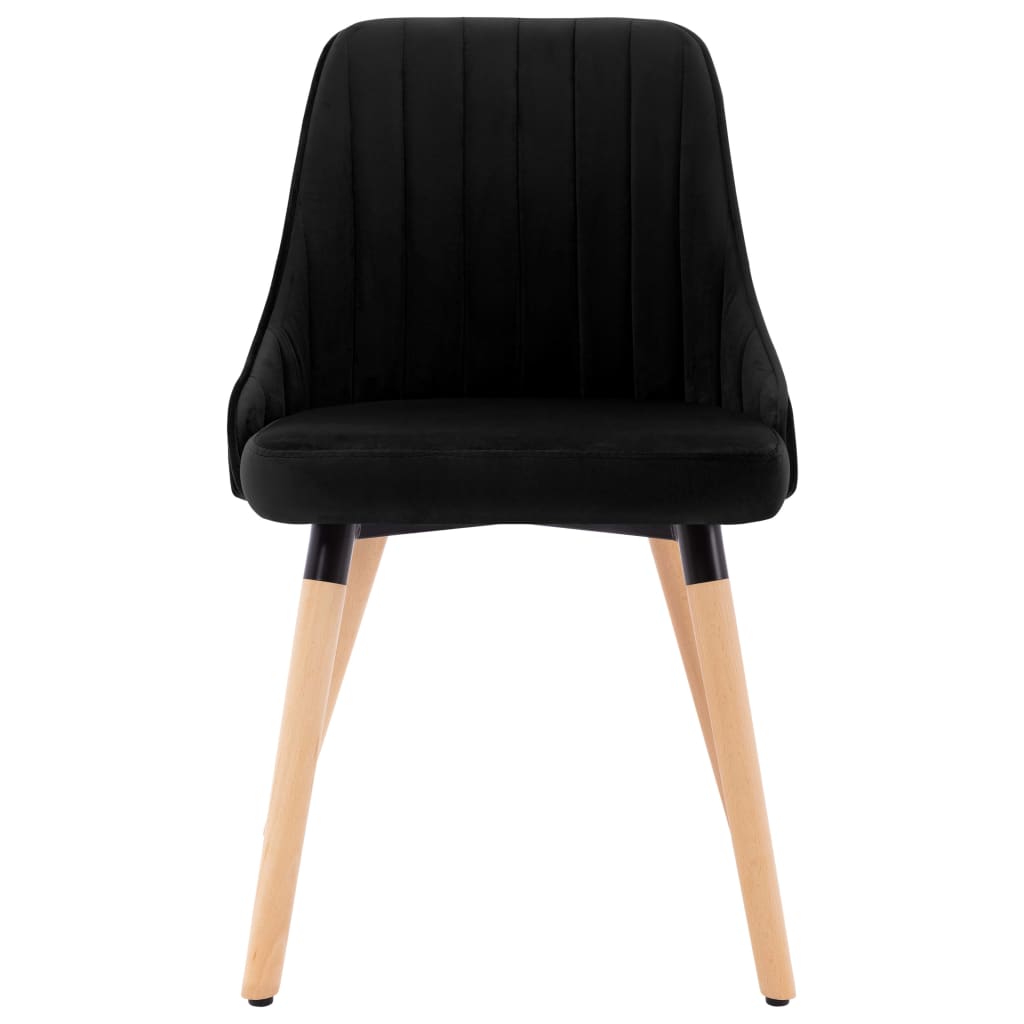 Eetkamerstoelen 2 st fluweel