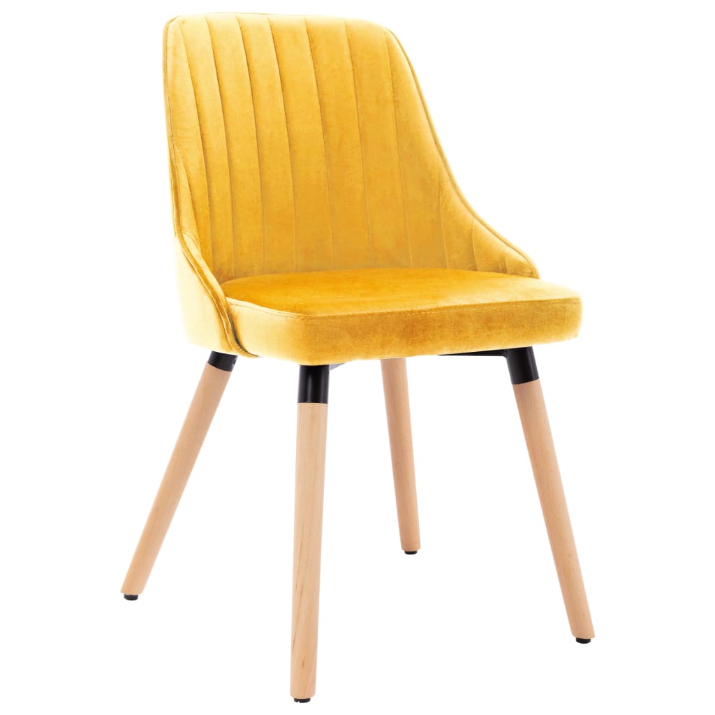 Eetkamerstoelen 2 st fluweel