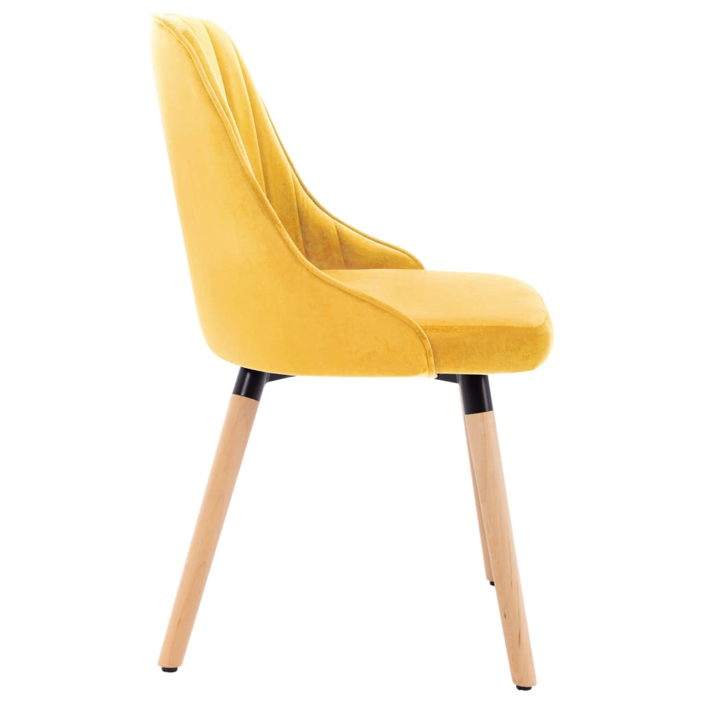 Eetkamerstoelen 2 st fluweel