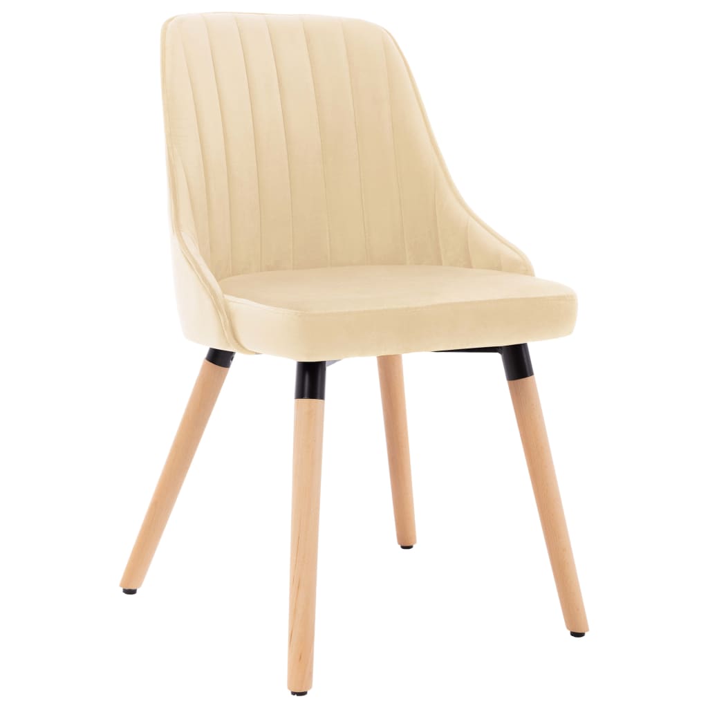 Eetkamerstoelen 2 st fluweel