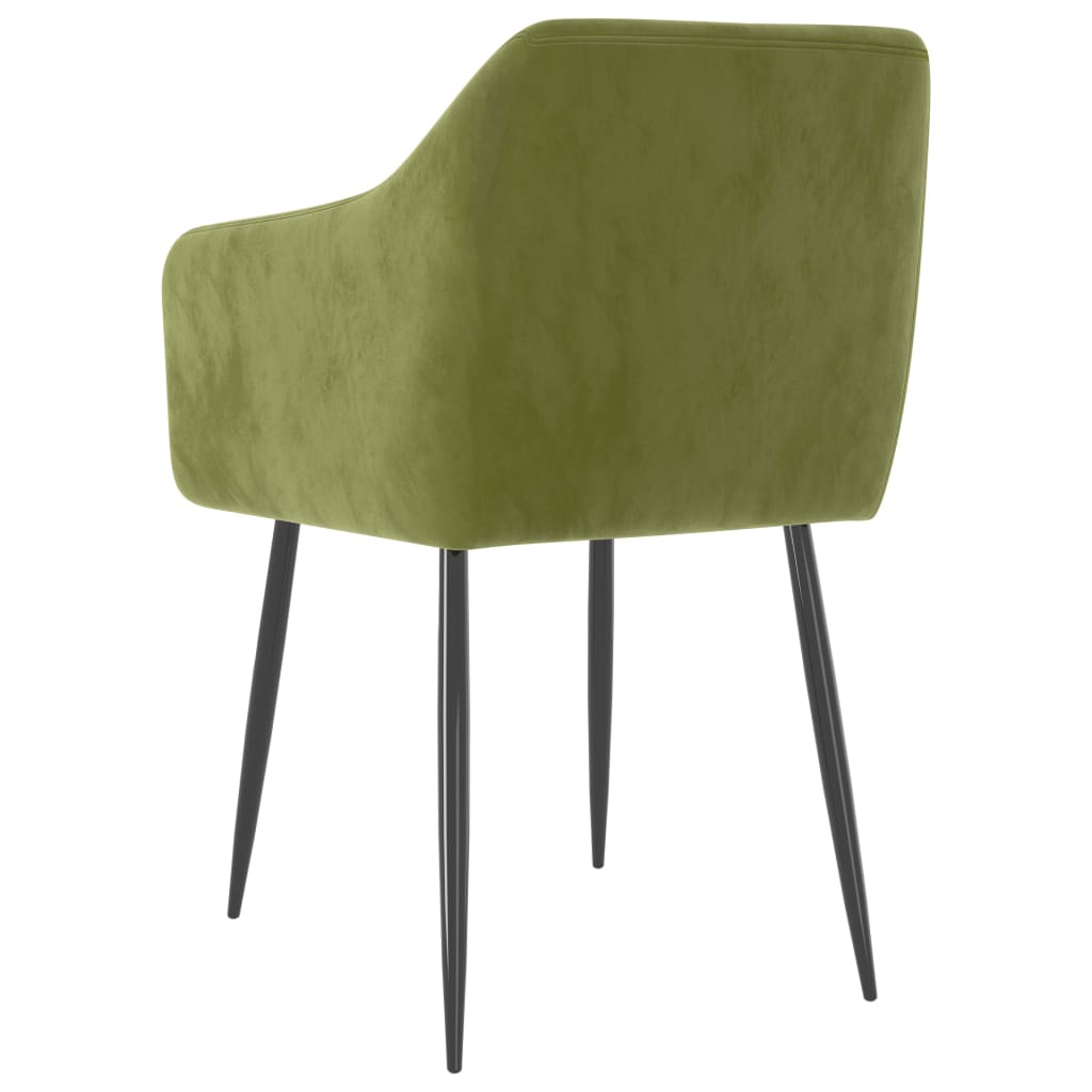 Eetkamerstoelen 2 st fluweel