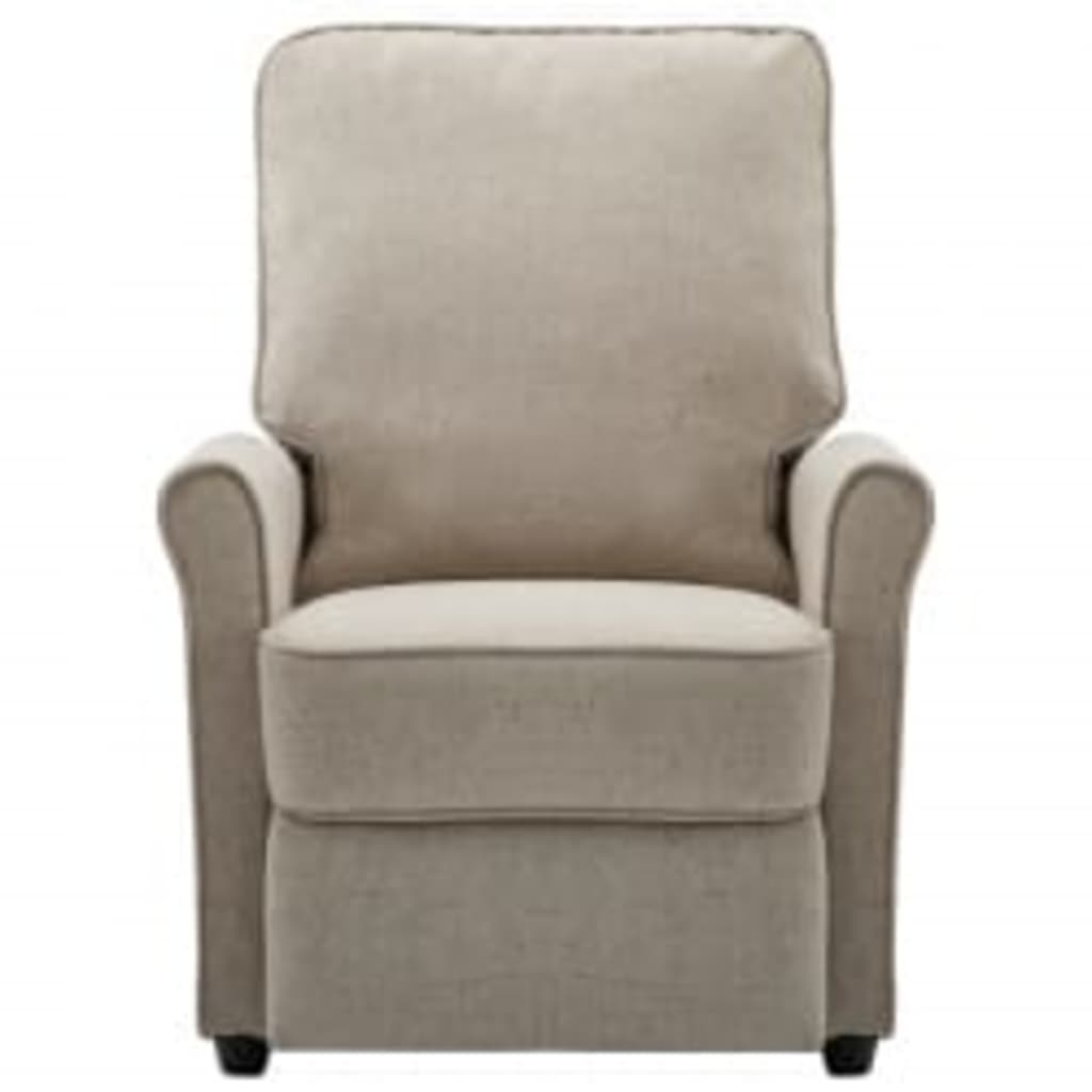 Fauteuil de massage tissu gris clair