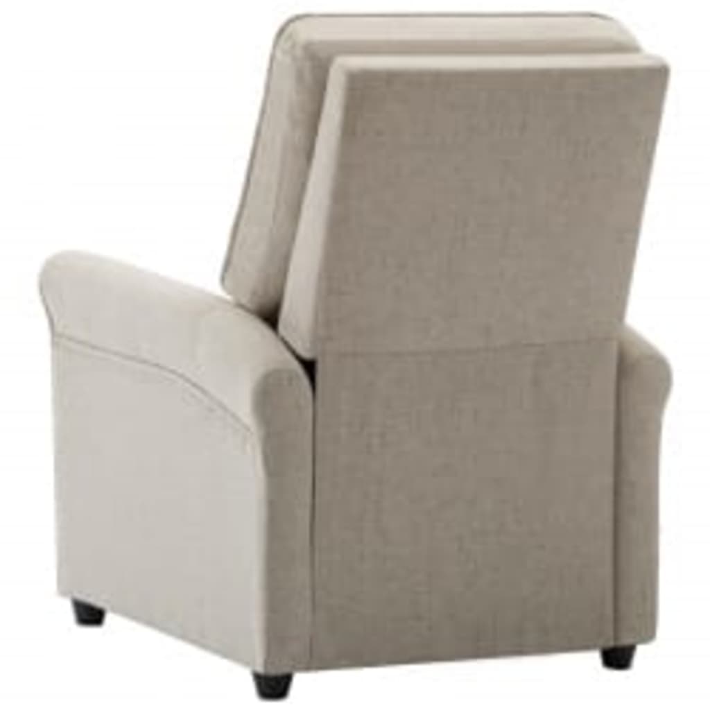 Fauteuil de massage tissu gris clair