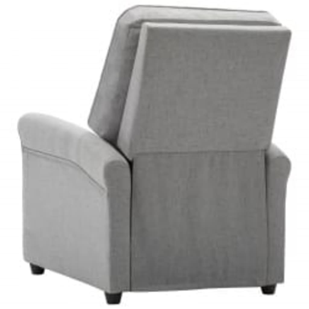 Fauteuil de massage tissu gris clair