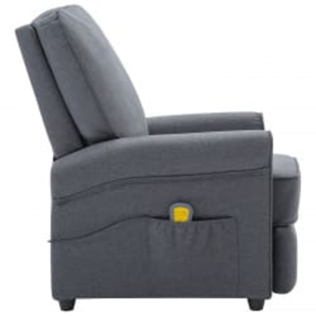 Fauteuil de massage tissu gris clair