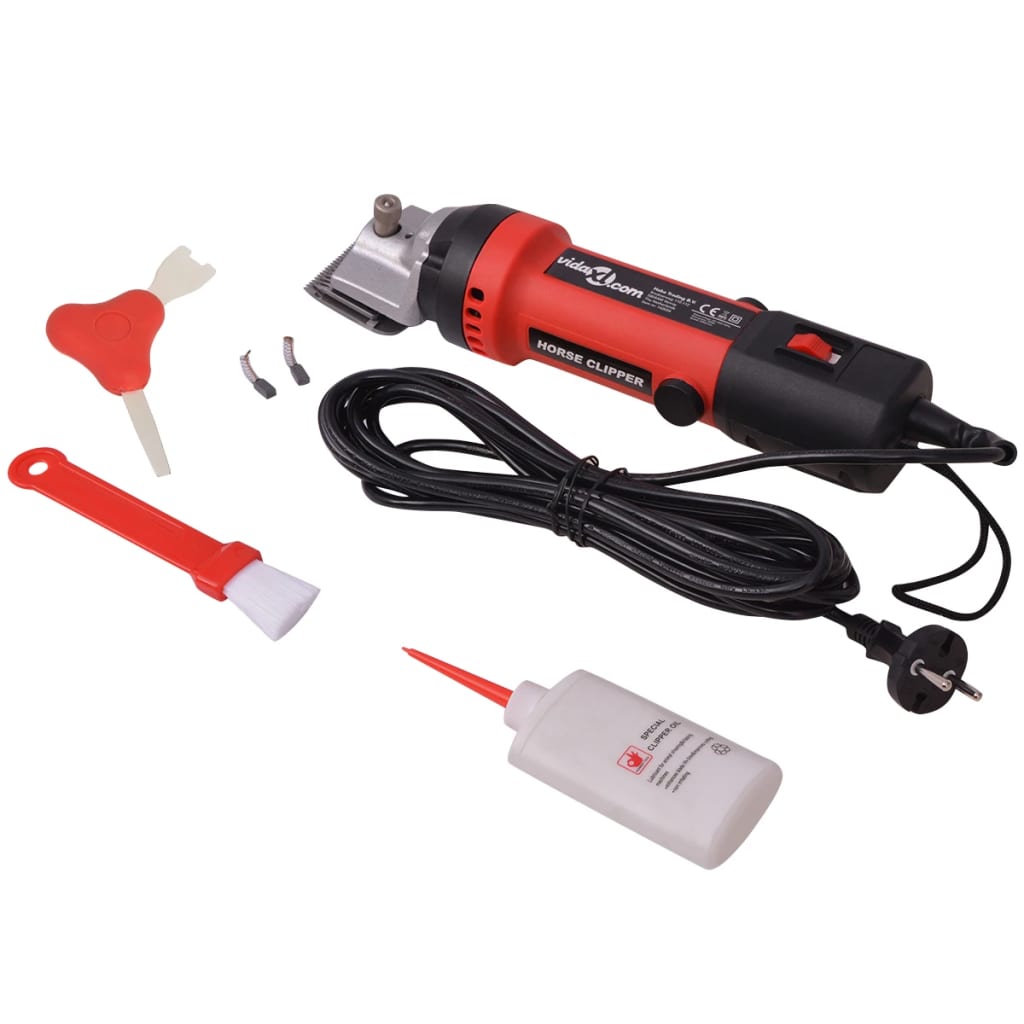 Kit tondeuse pour chevaux 6 pièces 550 W