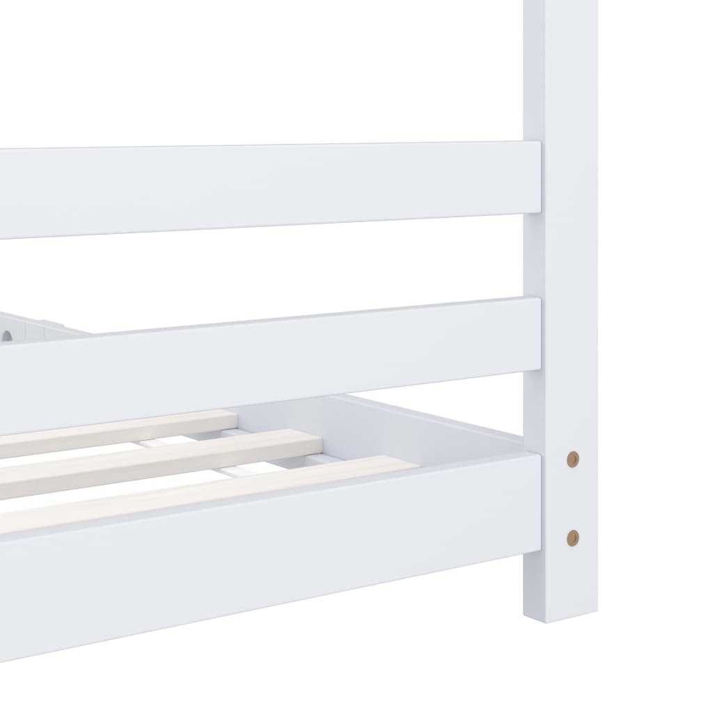 Kinderbedframe massief grenenhout 90x200 cm