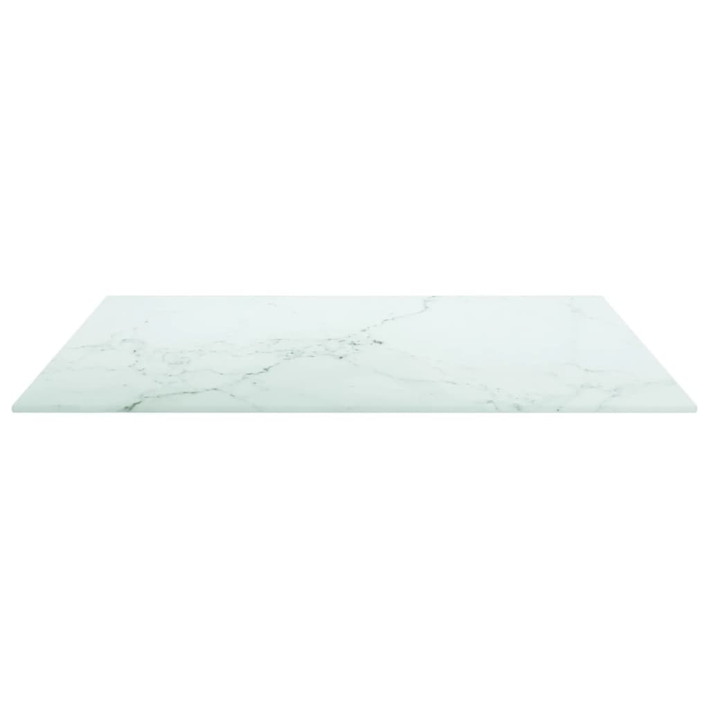 Plateau de table en verre trempé carré 800x800 mm