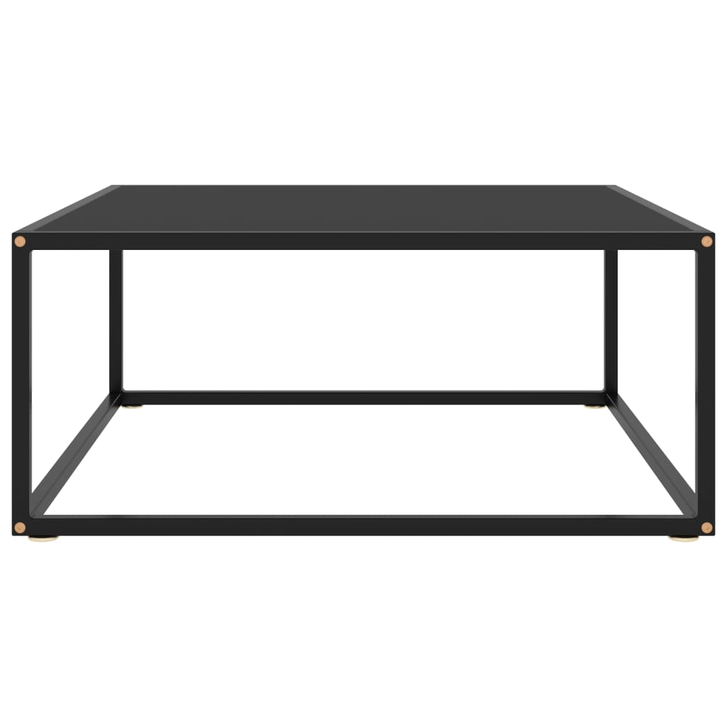 Salontafel met gehard glas 100x50x35 cm