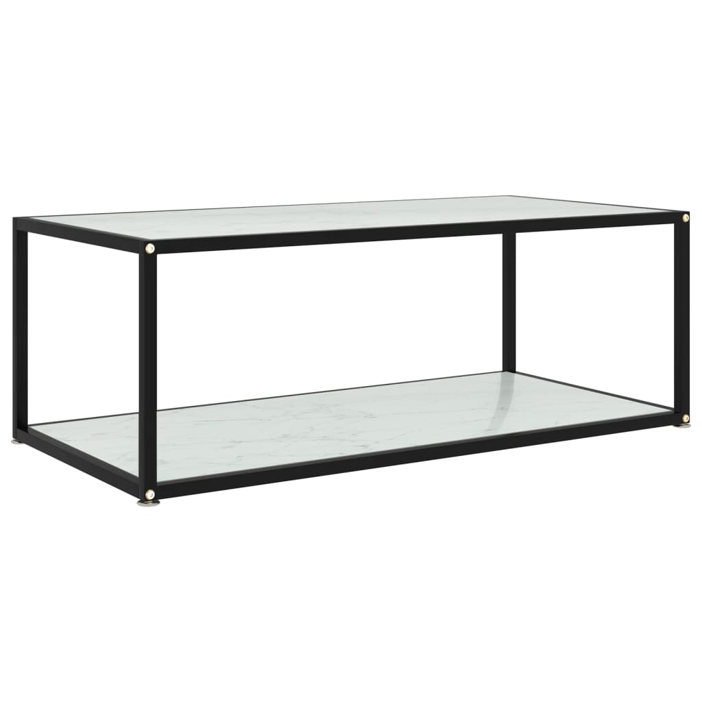 Salontafel 60x60x35 cm gehard glas transparant