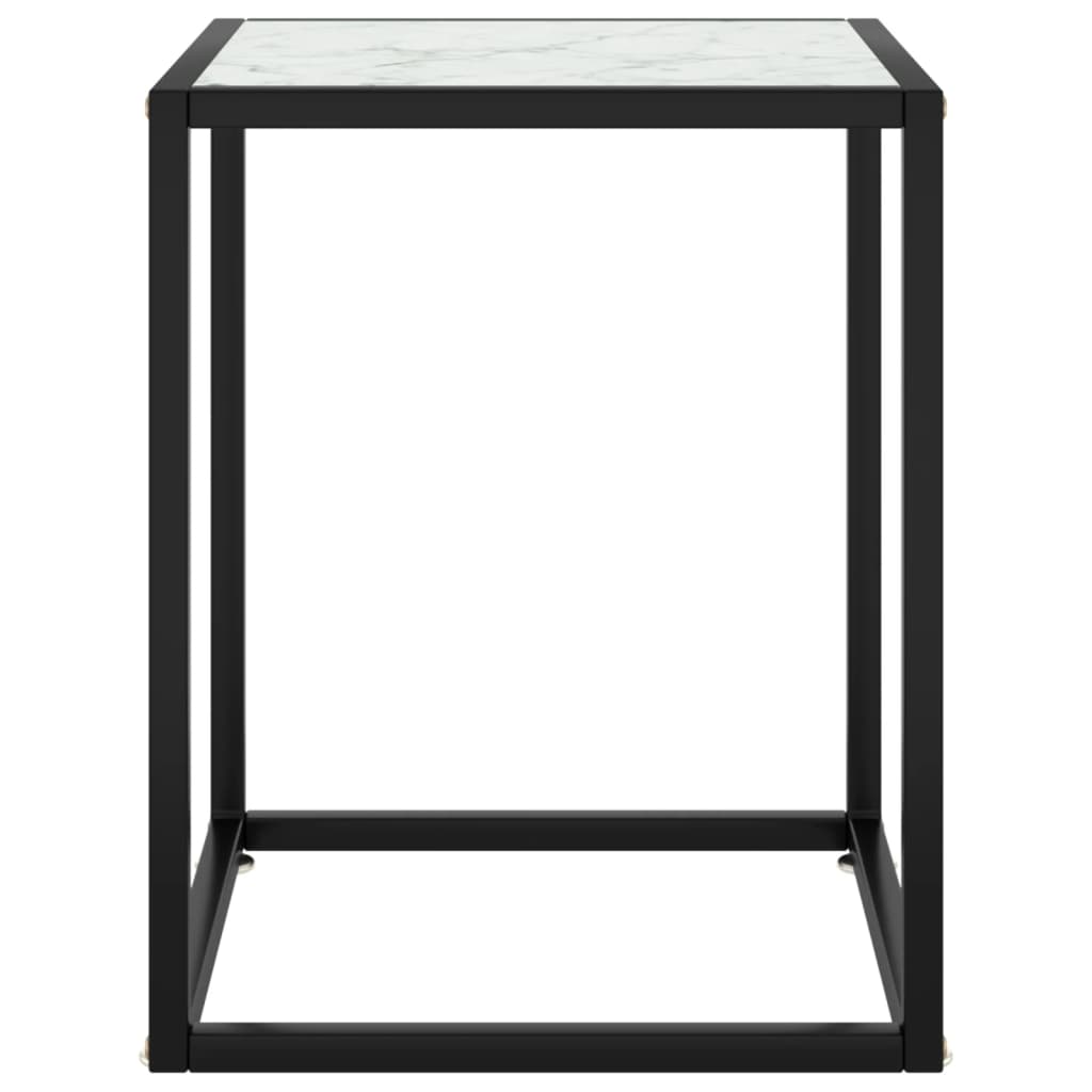 Salontafel met gehard glas 120x50x35 cm