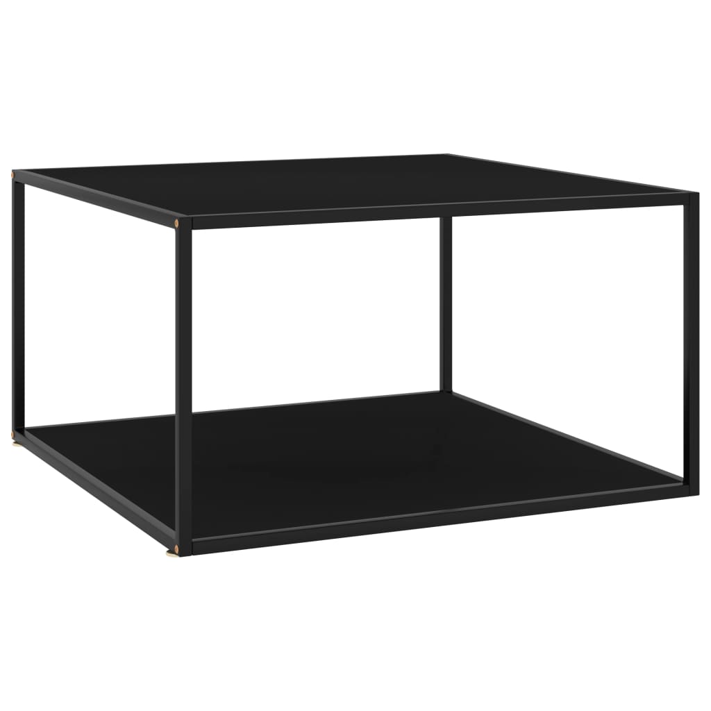 Salontafel met gehard glas 120x50x35 cm