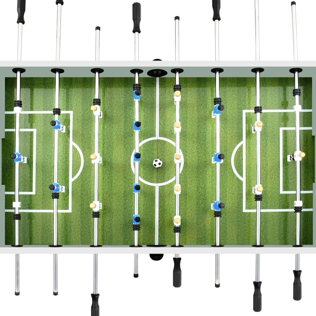 Voetbaltafel 60 kg 140x74,5x87,5 cm staal