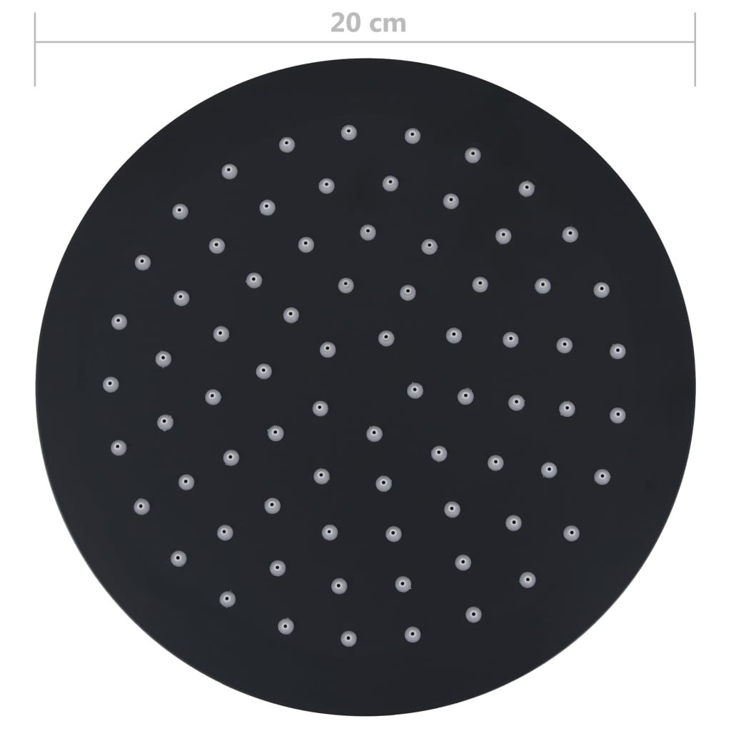 Regendouchekop roestvrij staal 50cm rond