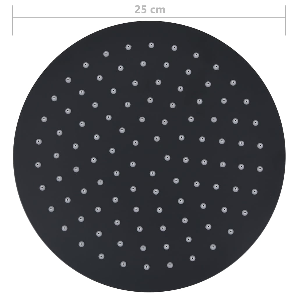 Regendouchekop rond 40 cm roestvrij staal goudkleurig