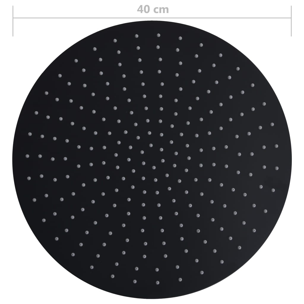 Regendouchekop roestvrij staal 50cm rond