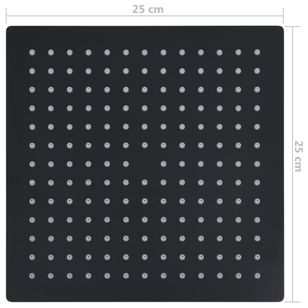 Regendouchekop rond 40 cm roestvrij staal goudkleurig