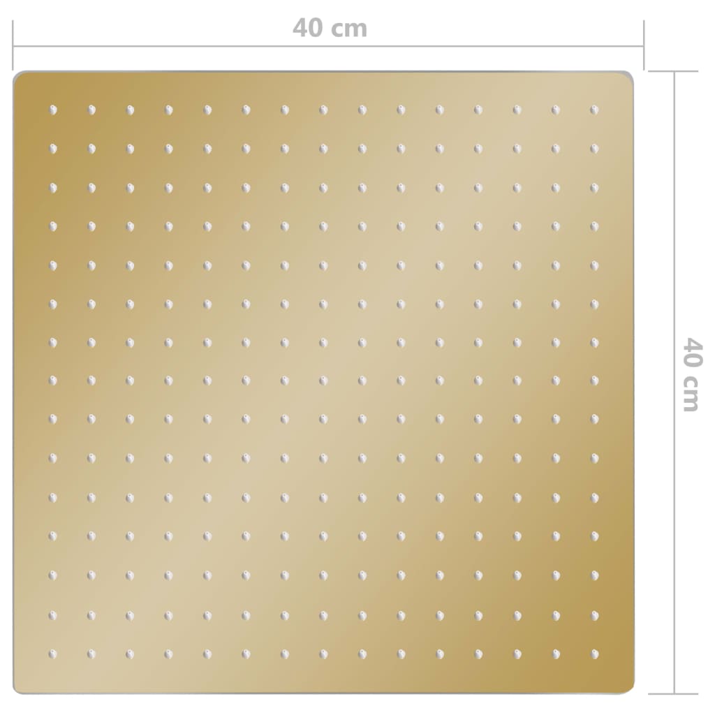 Regendouchekop roestvrij staal 50cm rond