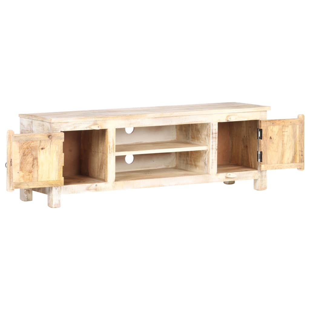 Tv-meubel 120x30x40 cm ruw mangohout