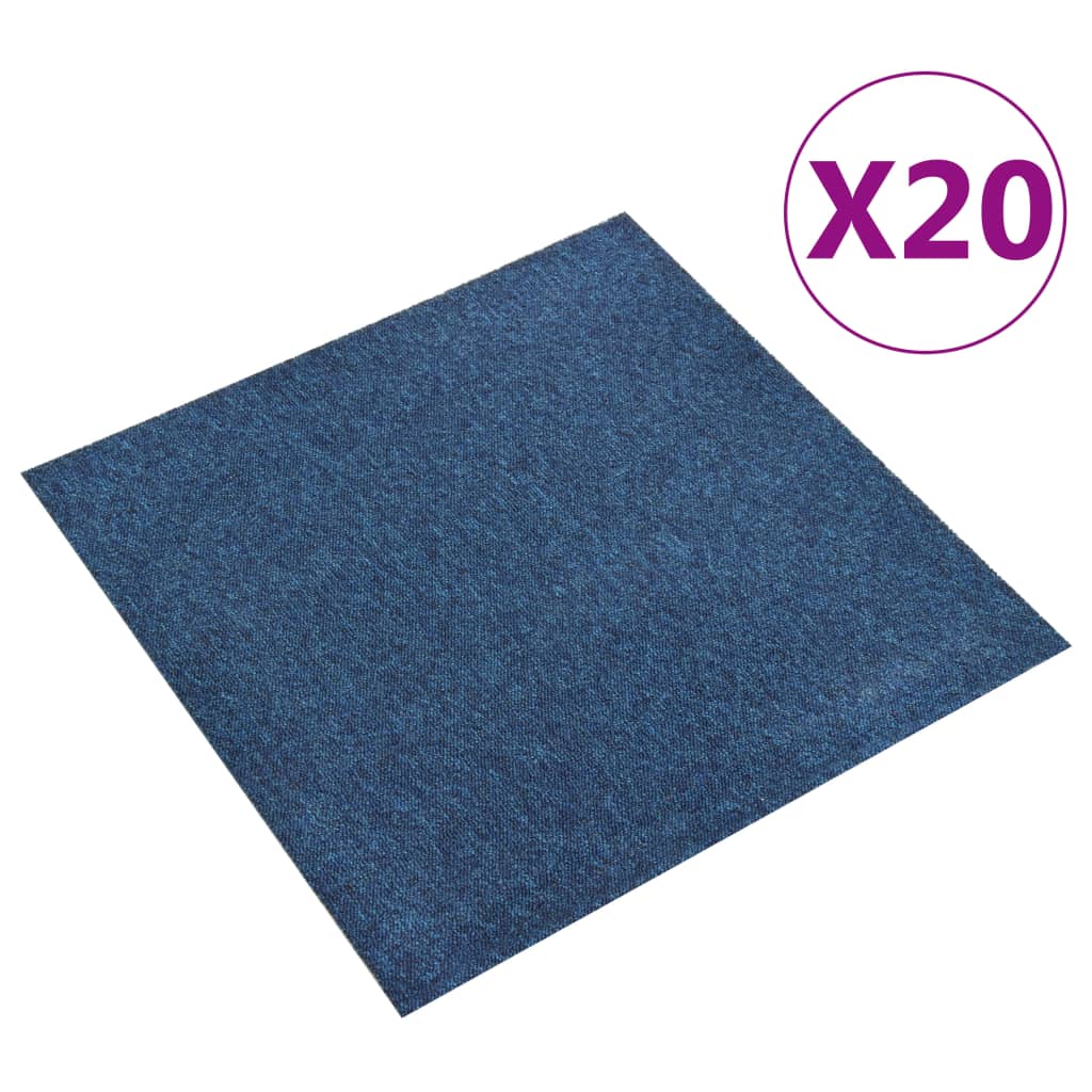 Dalles de moquette 20 pcs 5 m² 50x50 cm