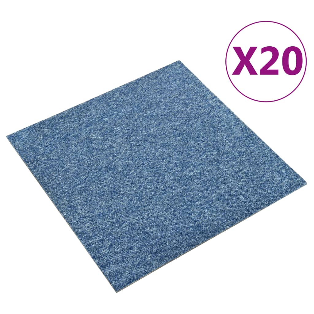 Dalles de moquette 20 pcs 5 m² 50x50 cm