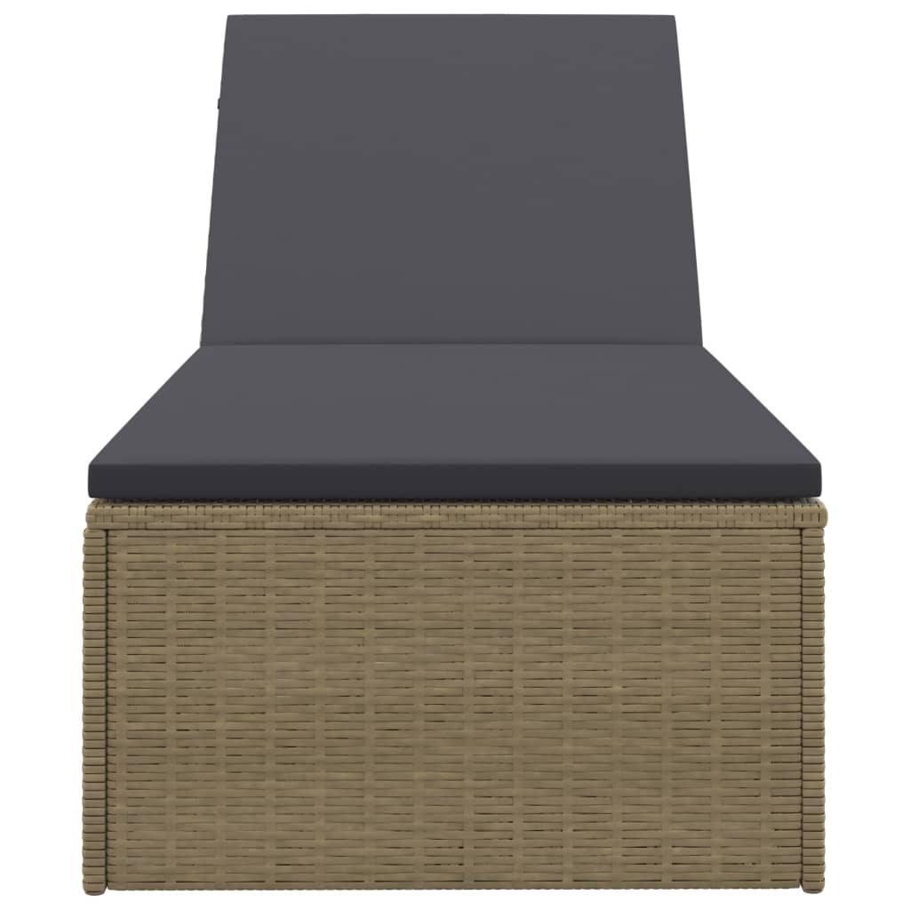 Ligbed poly rattan