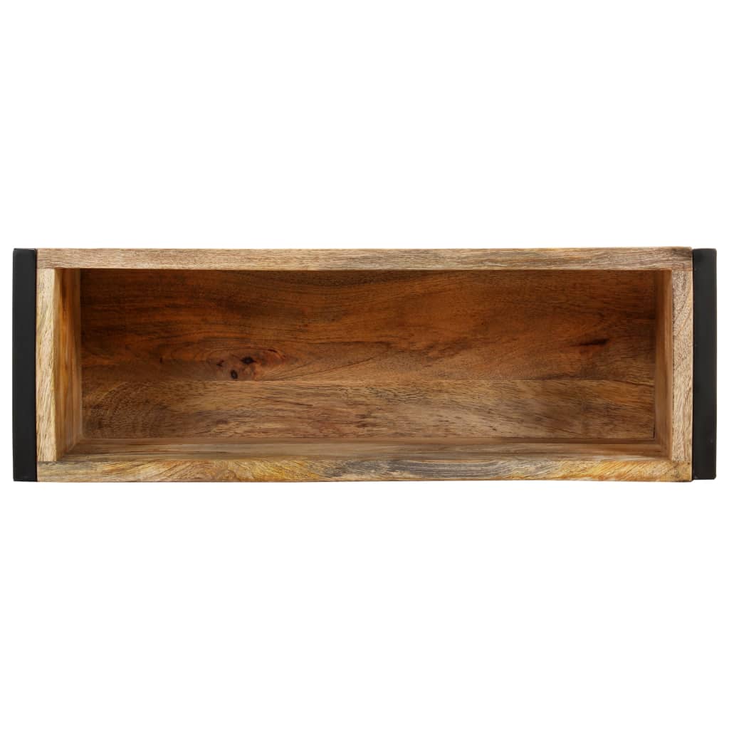 Jardinière 60x20x68 cm bois massif recyclé