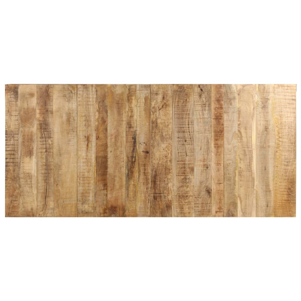 Eettafel 200x100x76 cm ruw mangohout