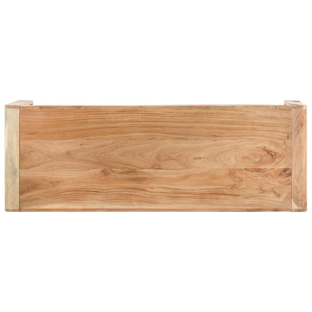 Banc 160x38x45 cm en bois d'acacia massif