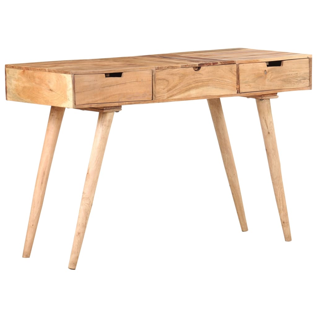 Kaptafel met spiegel 112x45x76 cm massief gerecycled hout