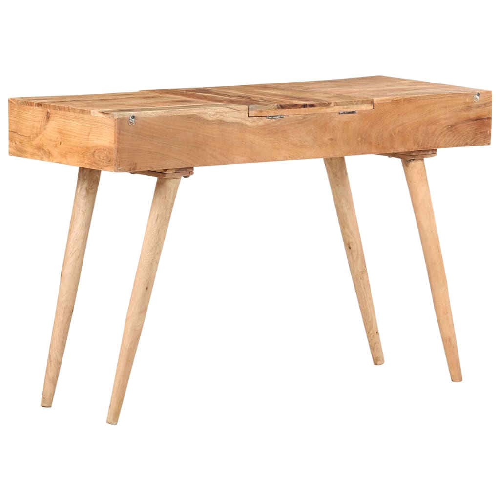 Kaptafel met spiegel 112x45x76 cm massief gerecycled hout