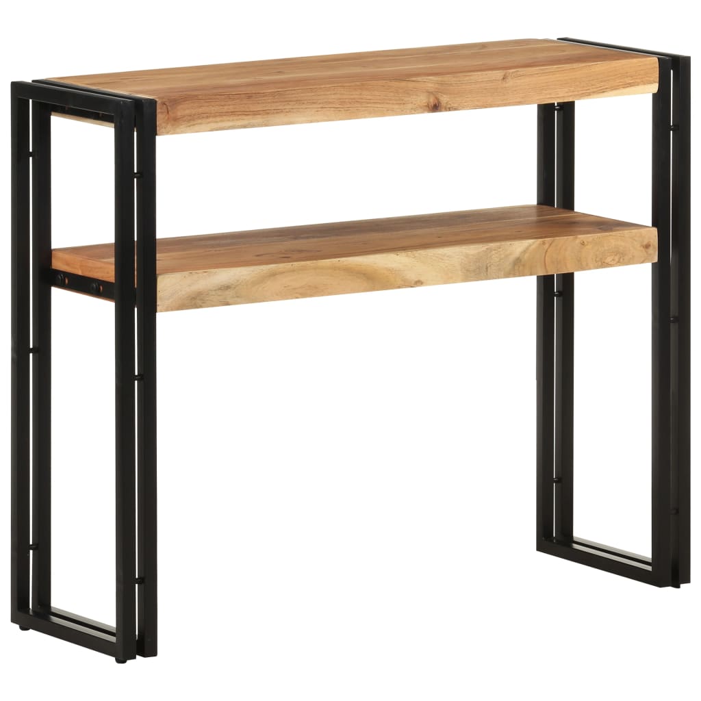 Table console 120x30x75 cm bois de manguier brut