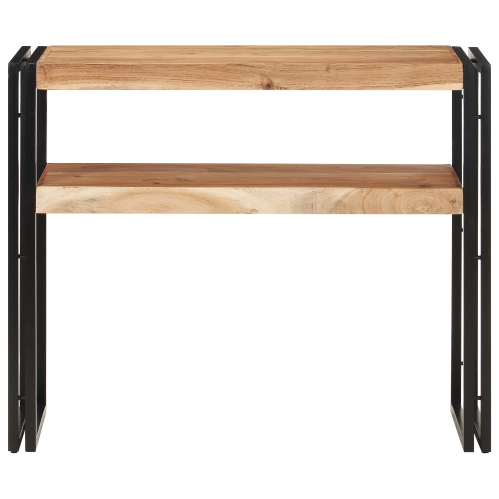 Table console 120x30x75 cm bois de manguier brut