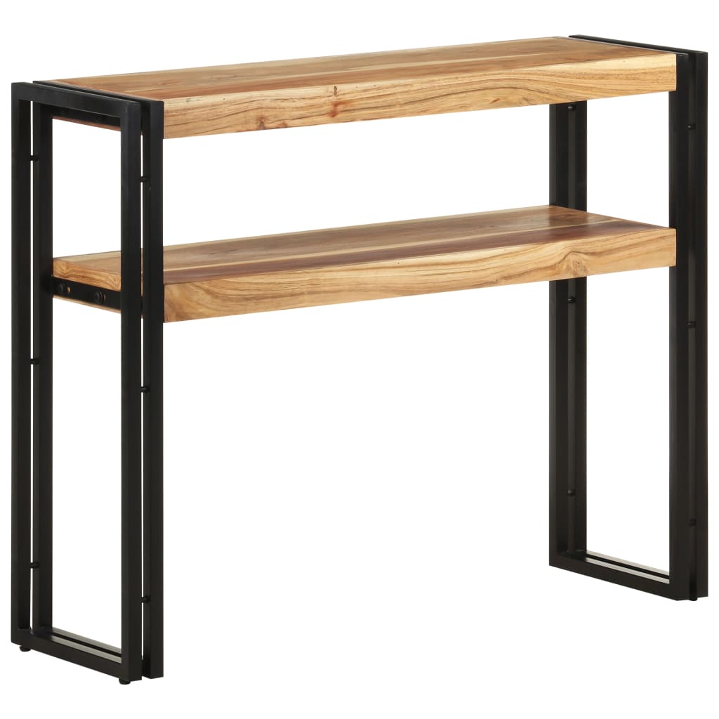 Table console 120x30x75 cm bois de manguier brut